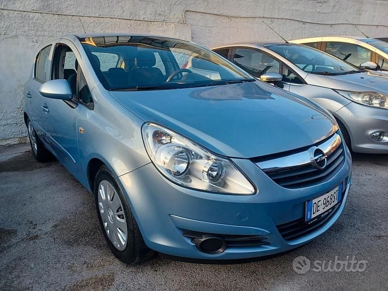 Usata Opel Corsa Enjoy 80 CV (58 kW) 2008 Blu Utilitaria