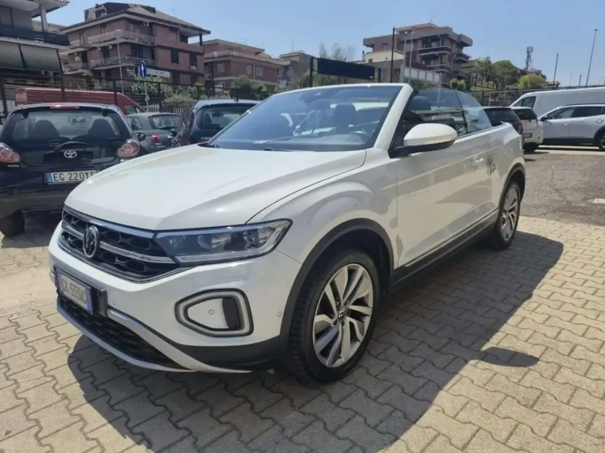 Usata VW T-Roc Cabriolet Style 110 CV (80 kW) 2022 Bianco Cabrio