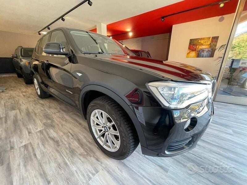 Usata BMW X3 Advantage 190 CV (139 kW) 2016 Nero SUV
