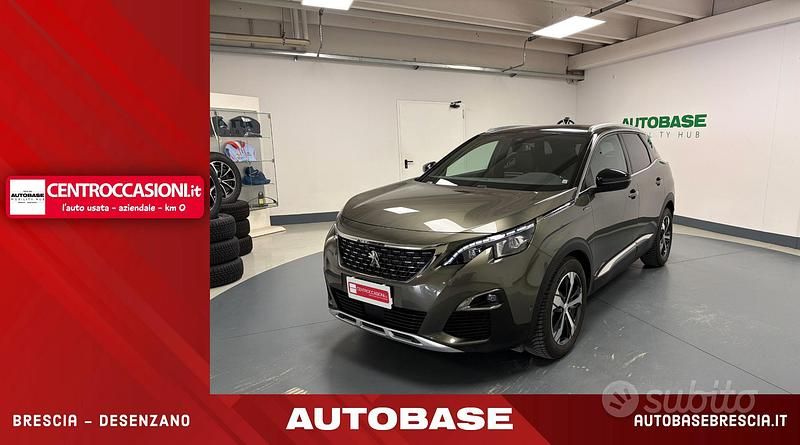 Usata Peugeot 3008 GT-line 131 CV (96 kW) 2019 Verde SUV