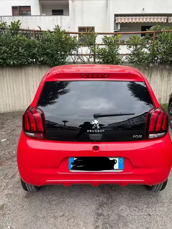 Usata Peugeot 108 S 72 CV (52 kW) 2019 Rosso Berlina
