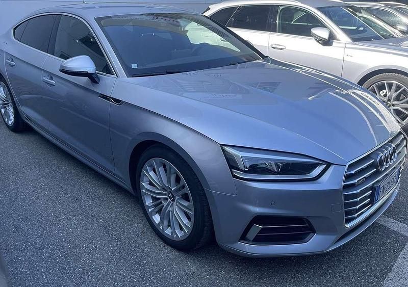Usata Audi A5 Sportback Business 190 CV (139 kW) 2018 Grigio Utilitaria