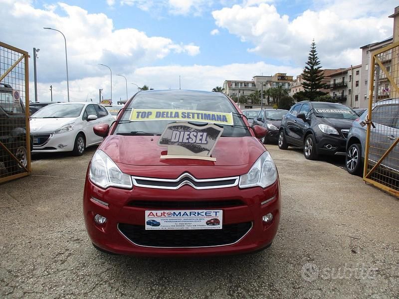 Usata Citroën C3 Exclusive 92 CV (67 kW) 2013 Rosso Berlina