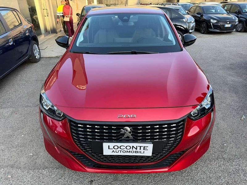 Usata Peugeot 208 Allure 75 CV (55 kW) 2022 Rosso Utilitaria
