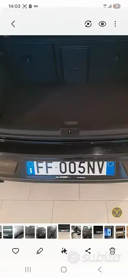 Usata VW Golf VII 110 CV (80 kW) 2016 Nero Berlina