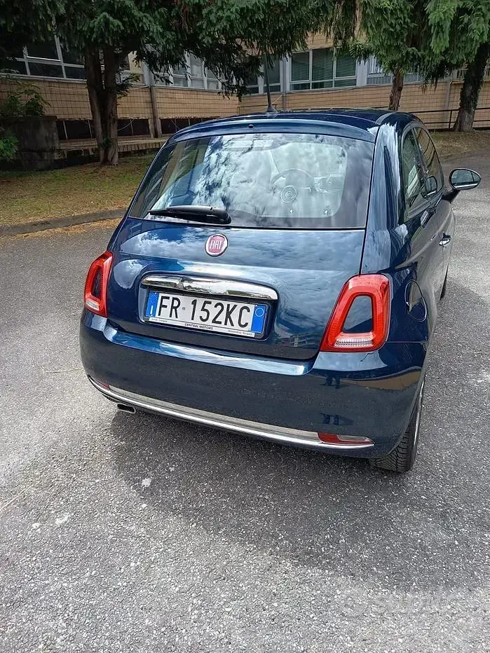 Usata Fiat 500 95 CV (69 kW) 2018 Bluazzurro Berlina