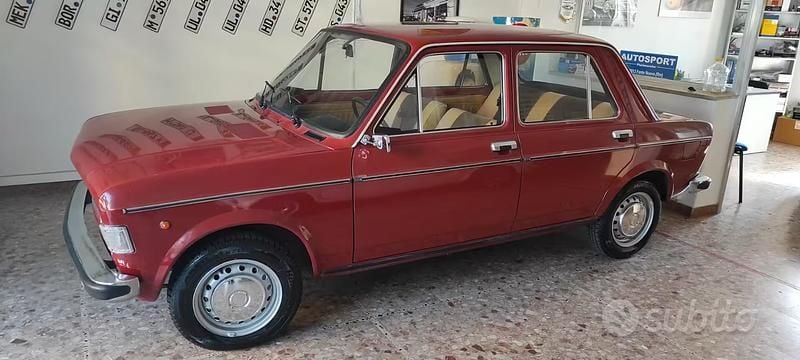 Usata Fiat 128 1970 Rosso Berlina