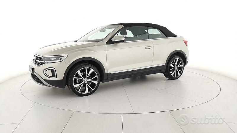Usata VW T-Roc Cabriolet Style 150 CV (110 kW) 2024 Giallo Cabrio