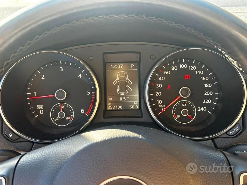 Usata VW Golf VI Highline 140 CV (102 kW) 2009 Nero Utilitaria