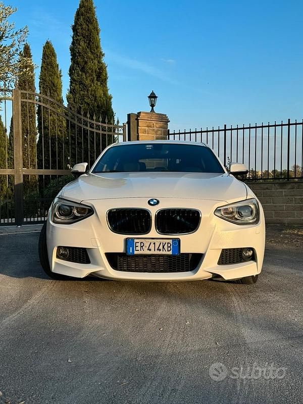 Usata BMW 120 M Sport 184 CV (135 kW) 2013 Bianco Utilitaria