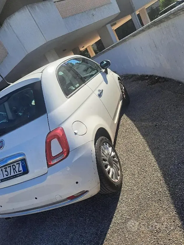 Usata Fiat 500 95 CV (69 kW) 2017 Bianco Utilitaria