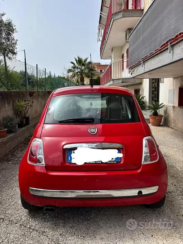 Usata Fiat 500 2010 Rosso Utilitaria