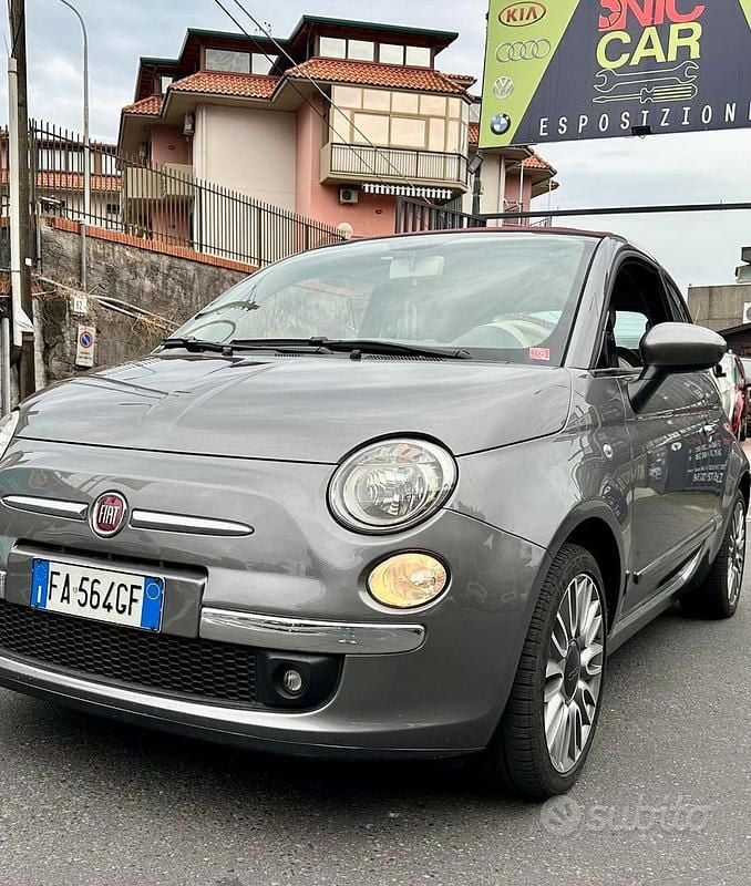 Usata Fiat 500 95 CV (69 kW) 2015 Grigio Cabrio