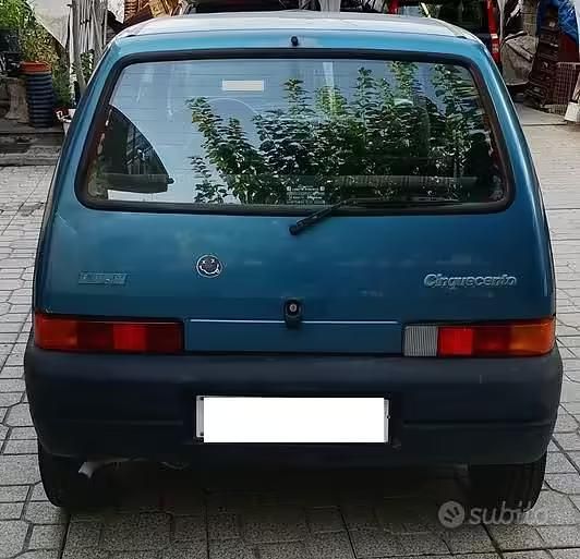Käytetty Fiat Cinquecento 40 HP (29 kW) 1993 Sininen Viistoperä