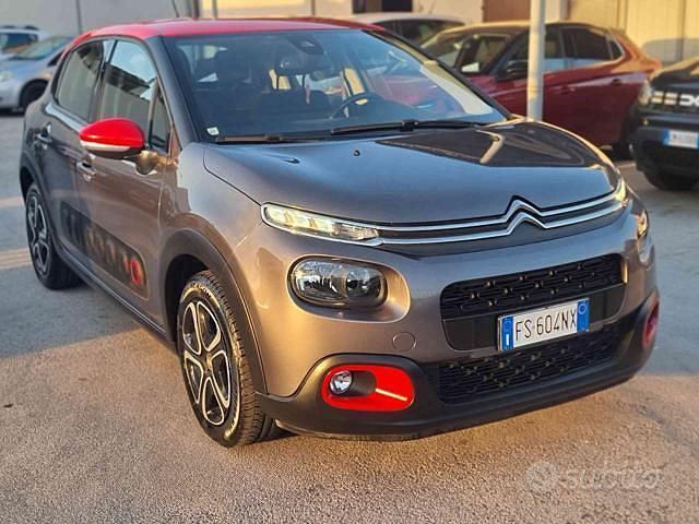 Usata Citroën C3 PureTech 82 CV (60 kW) 2018 Grigio Utilitaria