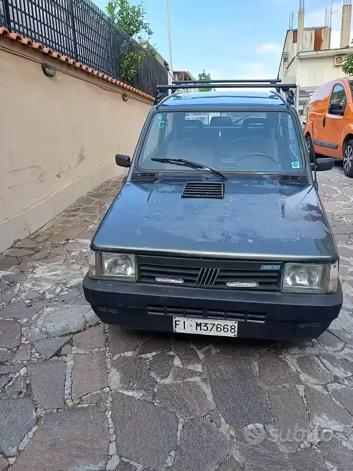 Usata Fiat Panda 4x4 50 CV (36 kW) 1987 Verde Utilitaria
