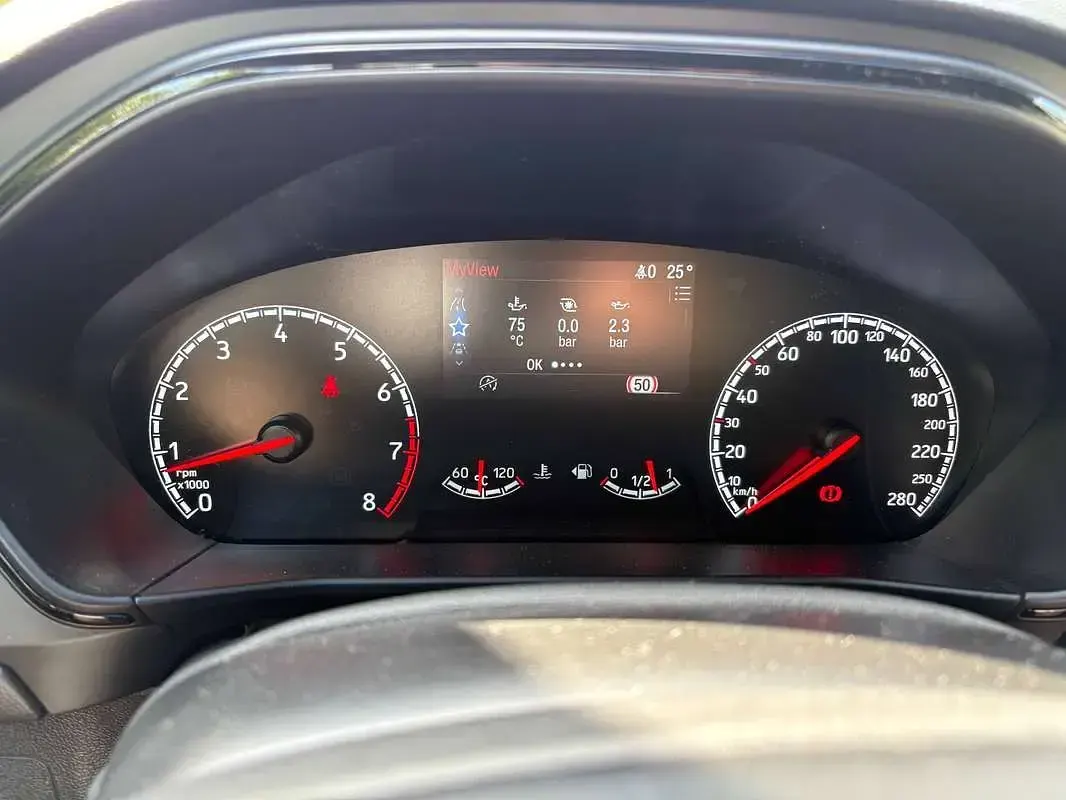 Usata Ford Focus ST 280 CV (205 kW) 2019 Arancione Berlina