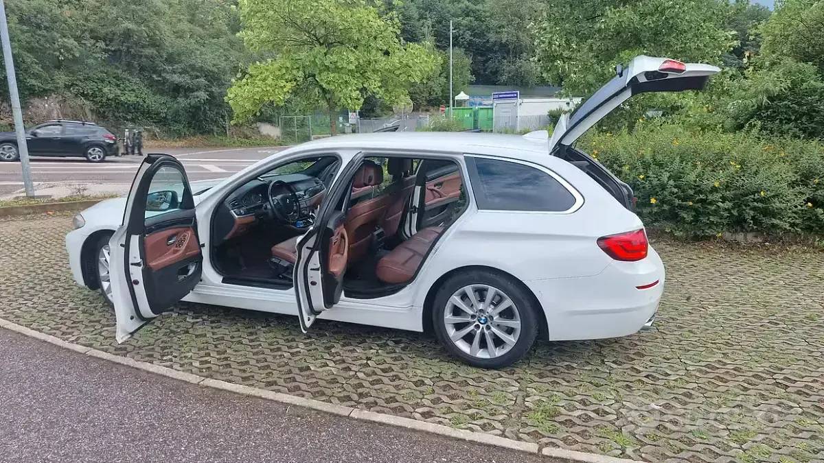 Usata BMW 525 218 CV (160 kW) 2011 Bianco Berlina