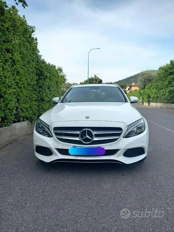 Usata Mercedes C250 204 CV (150 kW) 2017 Bianco Station wagon
