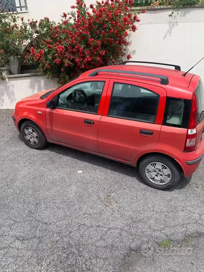 Usata Fiat Panda 2006 Rosso Utilitaria