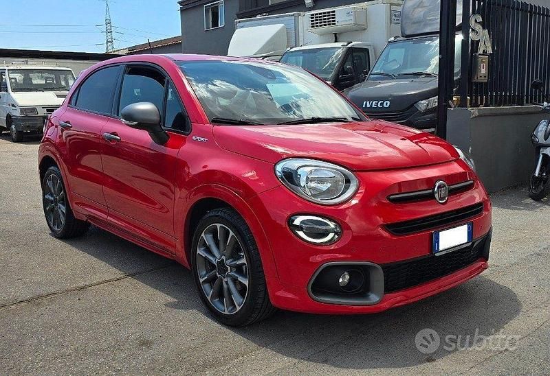 Usata Fiat 500X Sport 131 CV (96 kW) 2022 Rosso SUV