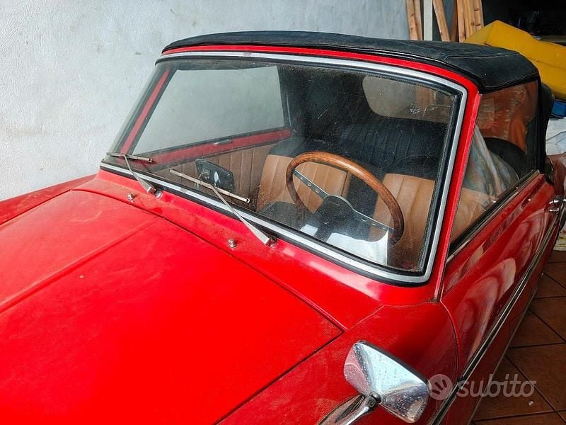 Usata Autobianchi Bianchina 1960 Rosso Utilitaria