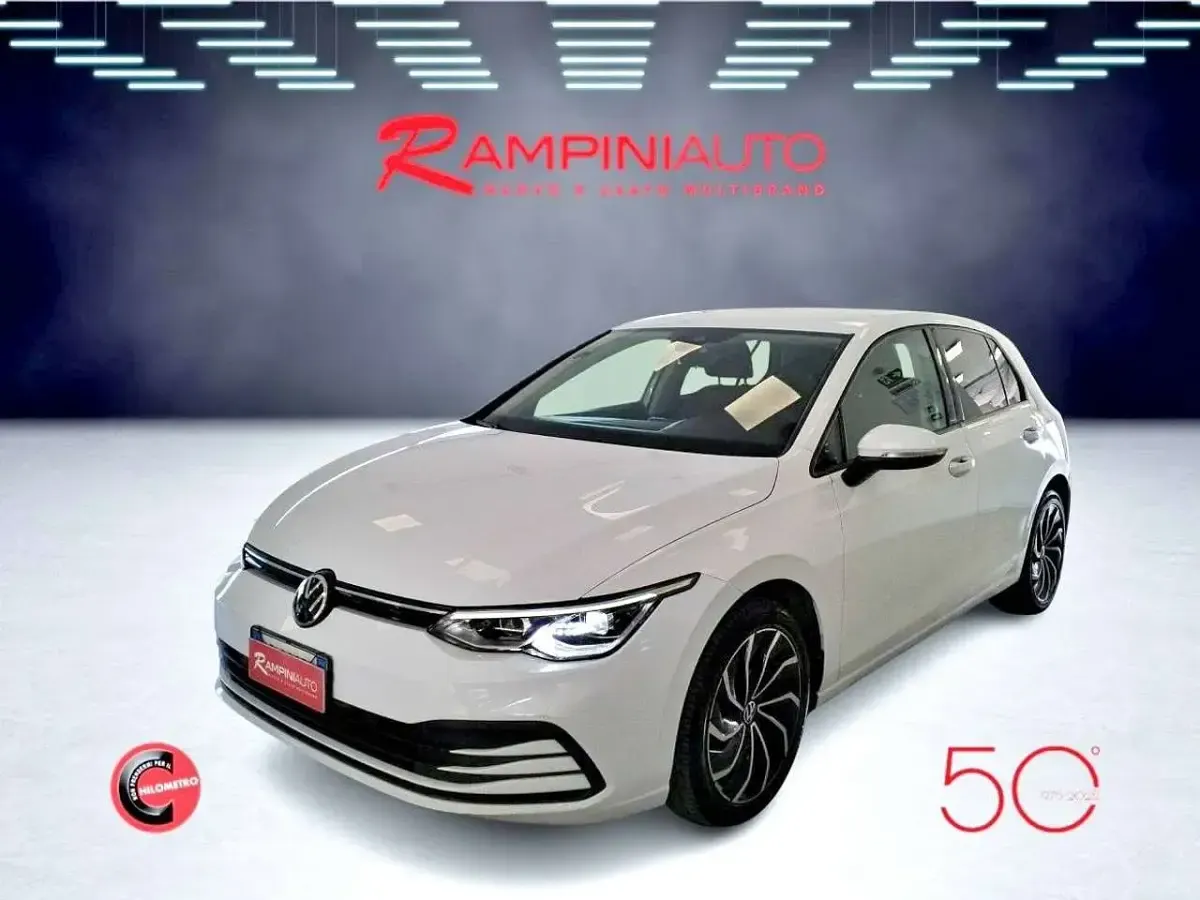 Usata VW Golf VIII 110 CV (80 kW) 2021 Bianco Berlina