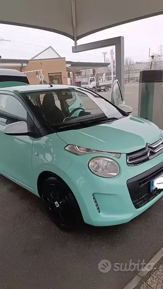 Usata Citroën C1 69 CV (50 kW) 2018 Verde Utilitaria