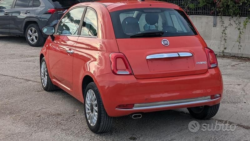Usata Fiat 500 Dolcevita 70 CV (51 kW) 2022 Arancione Utilitaria