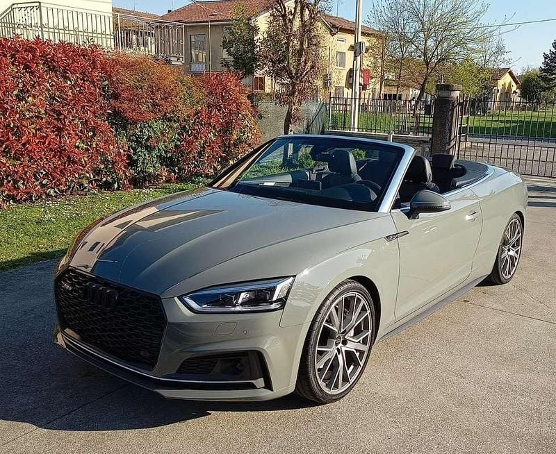 Usata Audi A5 Cabriolet S-Line 245 CV (180 kW) 2019 Grigio Cabrio
