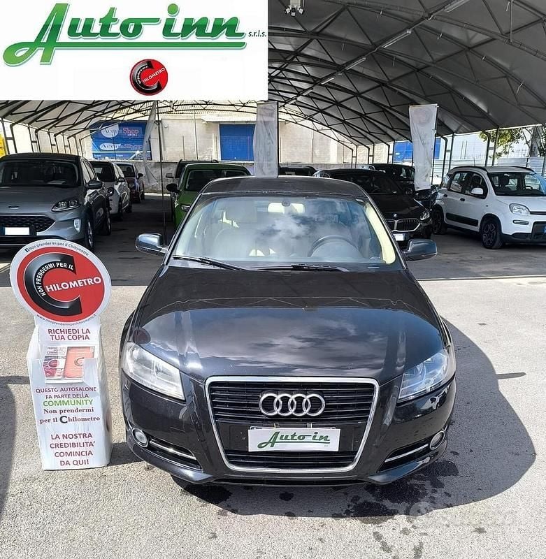 Usata Audi A3 Ambition 105 CV (77 kW) 2011 Nero Utilitaria