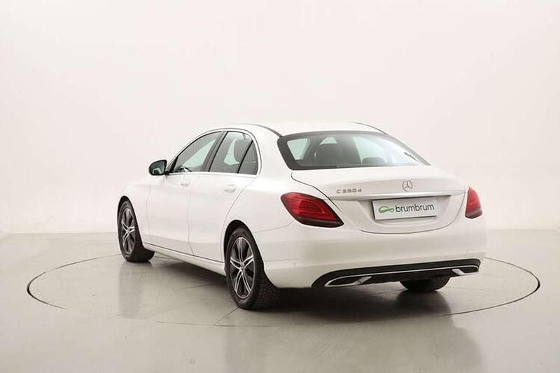 Usata Mercedes C220 194 CV (142 kW) 2021 Bianco Berlina