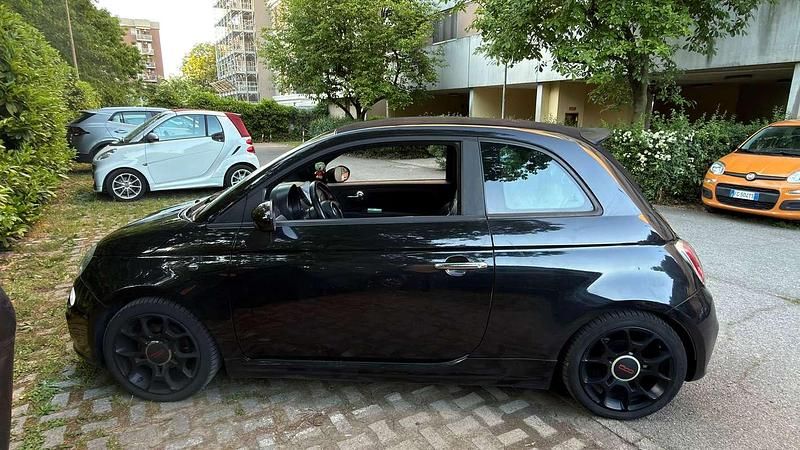 Usata Fiat 500C S 69 CV (50 kW) 2013 Nero Cabrio