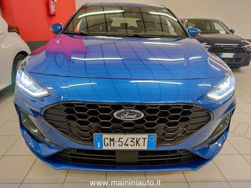 Usata Ford Focus ST-Line 125 CV (91 kW) 2022 Blu Utilitaria