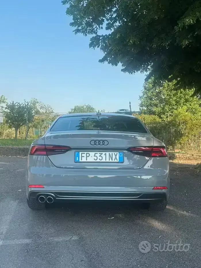 Käytetty Audi A5 S-Line 190 HP (139 kW) 2018 Harmaa Coupe - kaksiovinen