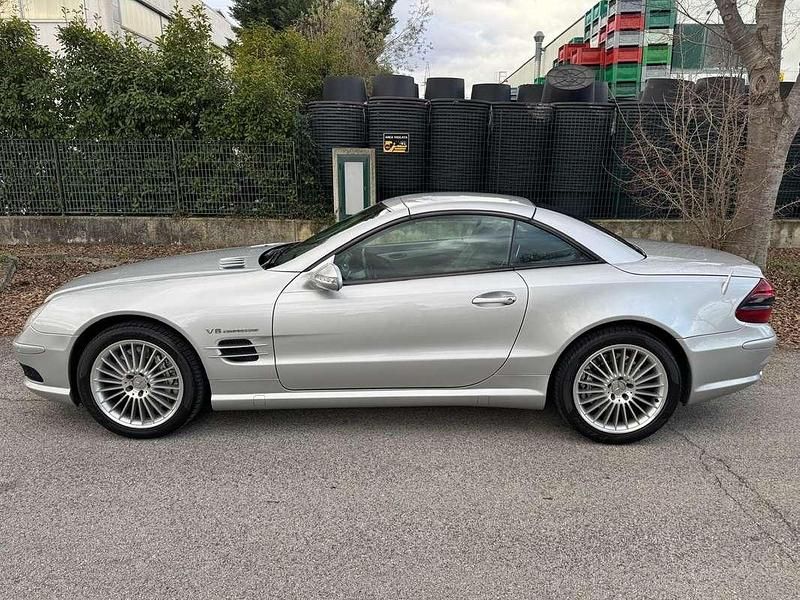 Usata Mercedes SL55 AMG AMG 500 CV (367 kW) 2002 Argento Cabrio