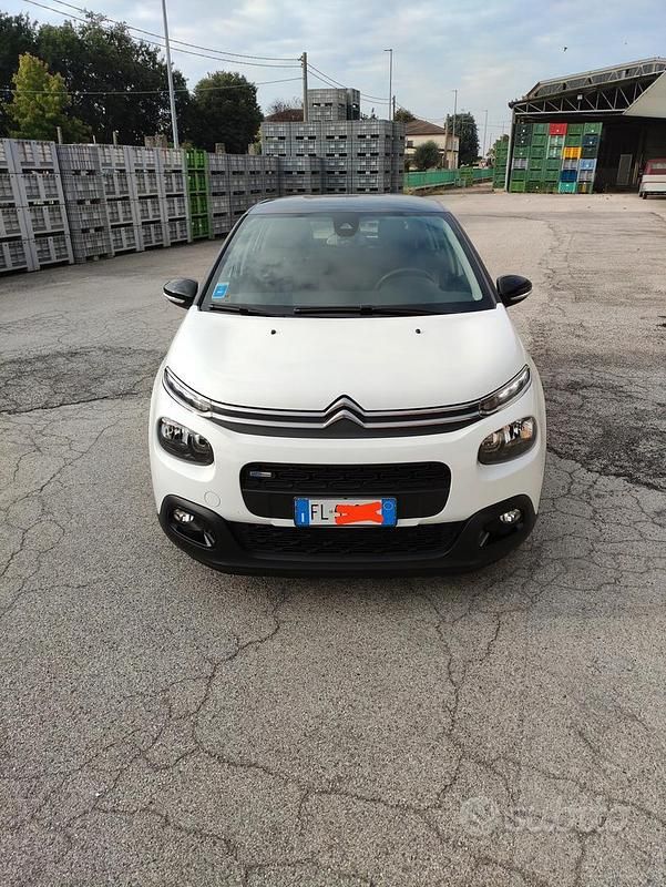 Usata Citroën C3 PureTech 83 CV (61 kW) 2017 Bianco Utilitaria