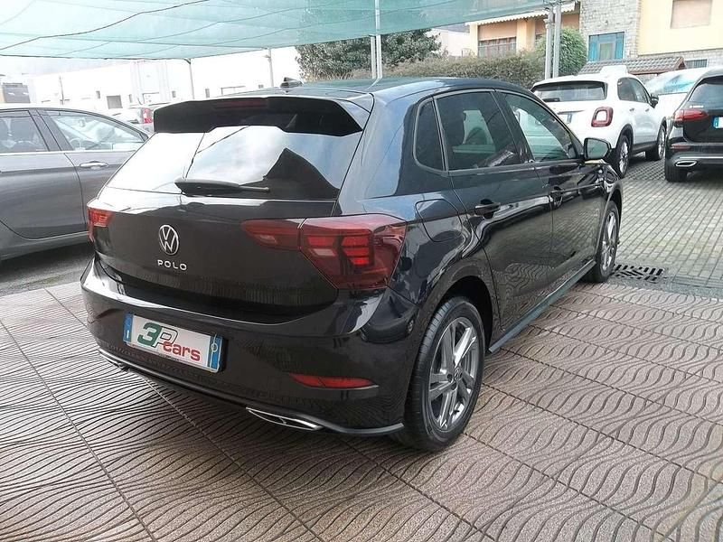 Usata VW Polo R-line 95 CV (69 kW) 2022 Nero Berlina