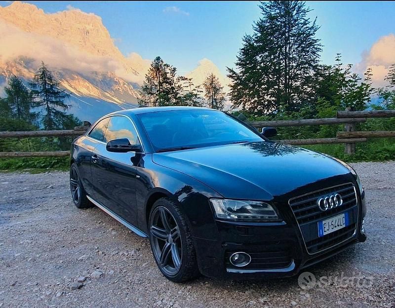 Usata Audi A5 220 CV (161 kW) 2011 Nero Coupé