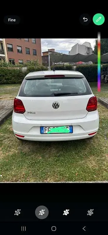Usata VW Polo Comfortline 75 CV (55 kW) 2017 Bianco Berlina