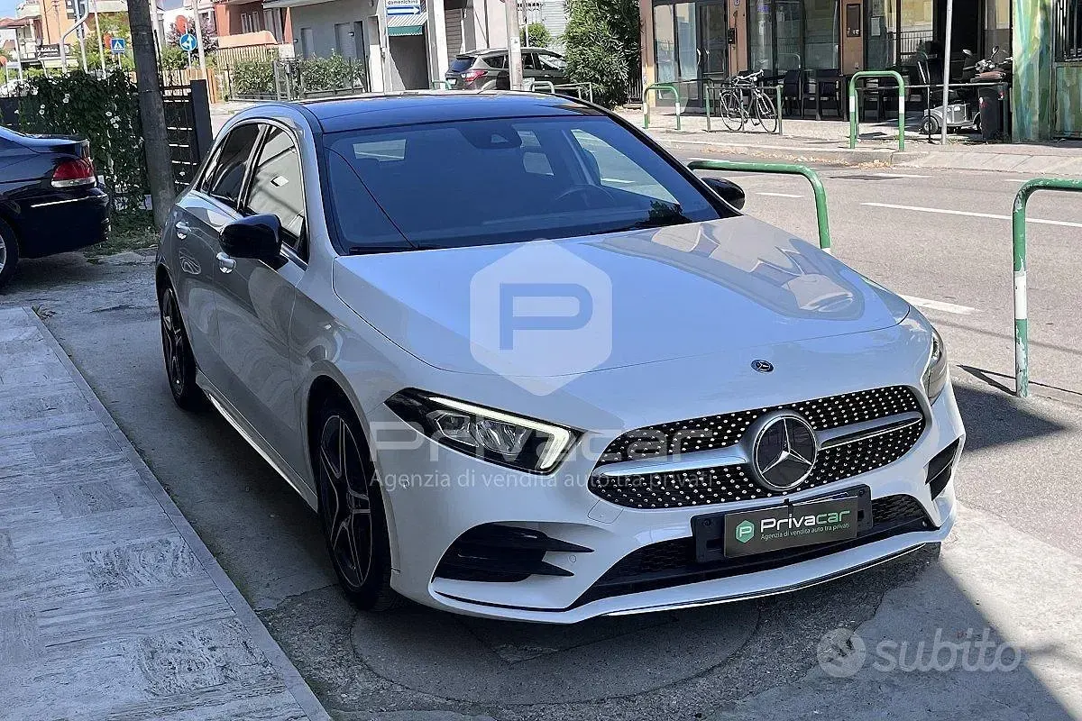Usata Mercedes A180 Premium 136 CV (100 kW) 2020 Bianco Berlina
