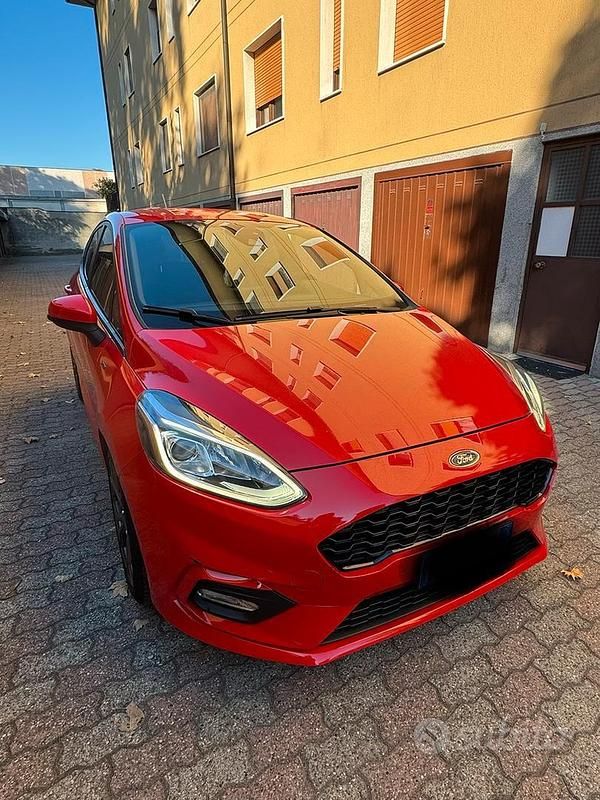 Usata Ford Fiesta ST-Line 86 CV (63 kW) 2019 Rosso Berlina