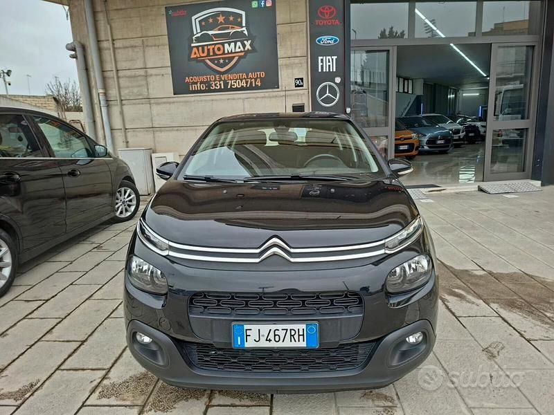 Usata Citroën C3 Shine 75 CV (55 kW) 2017 Nero Berlina