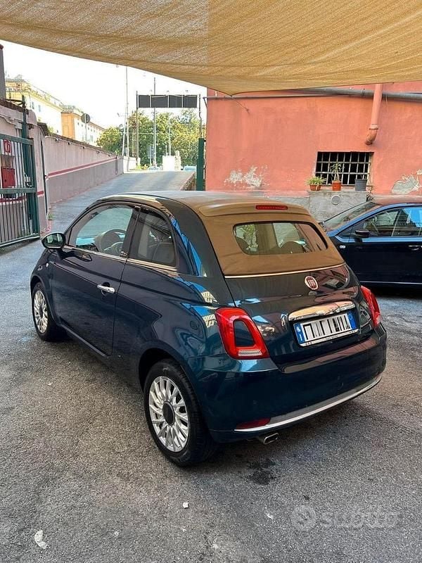 Usata Fiat 500 2018 Blu Cabrio