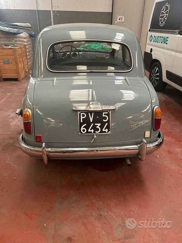 Usata Fiat 1100 1950 Blu Berlina