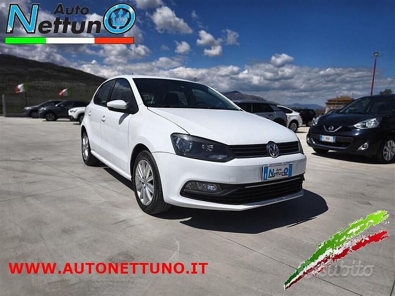 Usata VW Polo 90 CV (66 kW) 2015 Bianco Berlina