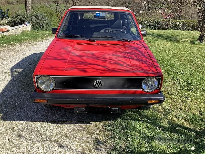 Usata VW Golf Cabriolet 1981 Rosso Cabrio