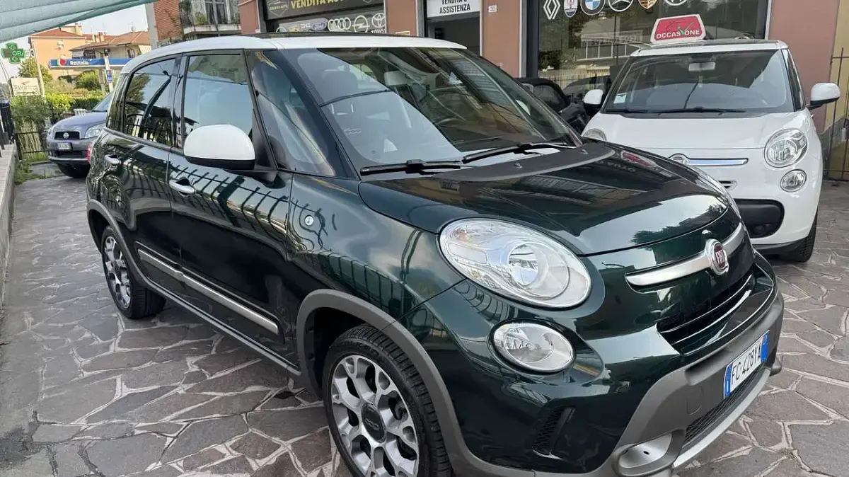 Usata Fiat 500L Trekking 84 CV (61 kW) 2016 Verde Monovolume