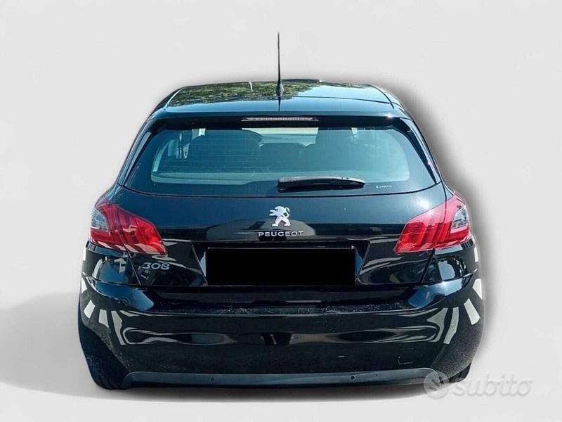 Usata Peugeot 308 GT-line 150 CV (110 kW) 2018 Nero Berlina