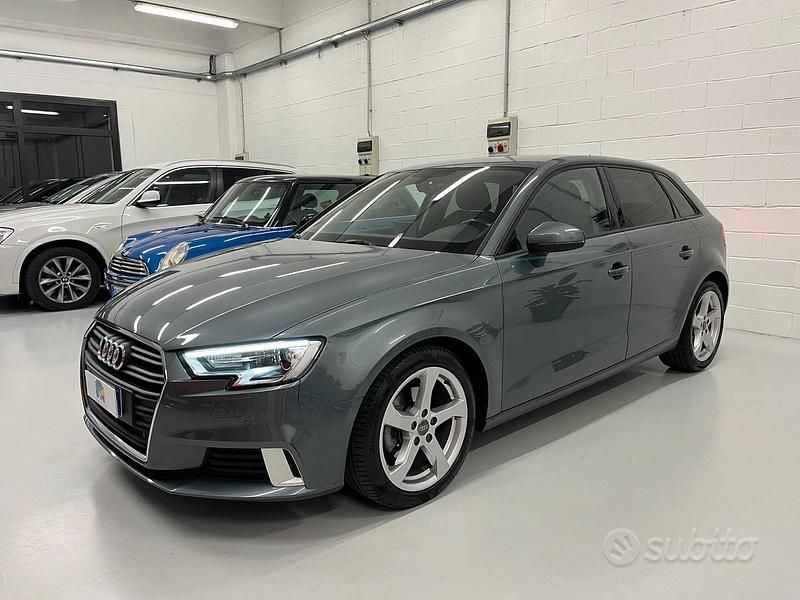 Usata Audi A3 Sport 116 CV (85 kW) 2018 Grigio Berlina